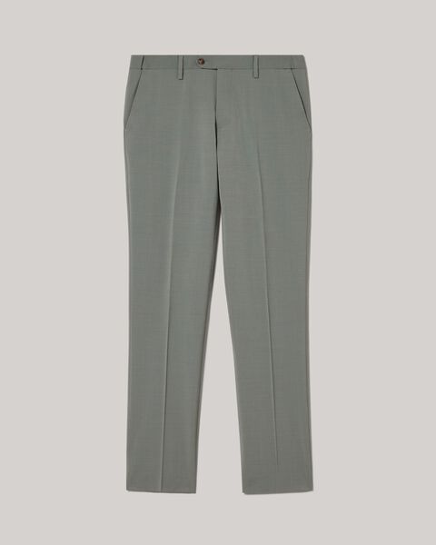 Slim Stretch Wool Blend Tailored Pant, Sage, hi-res
